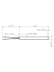 Resistenza Candeletta stick Stufa a pellet - 250W, 188 mm