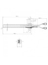 Resistenza Candeletta Stufa a pellet - 3/8 250W ORIGINALE PALLADIO