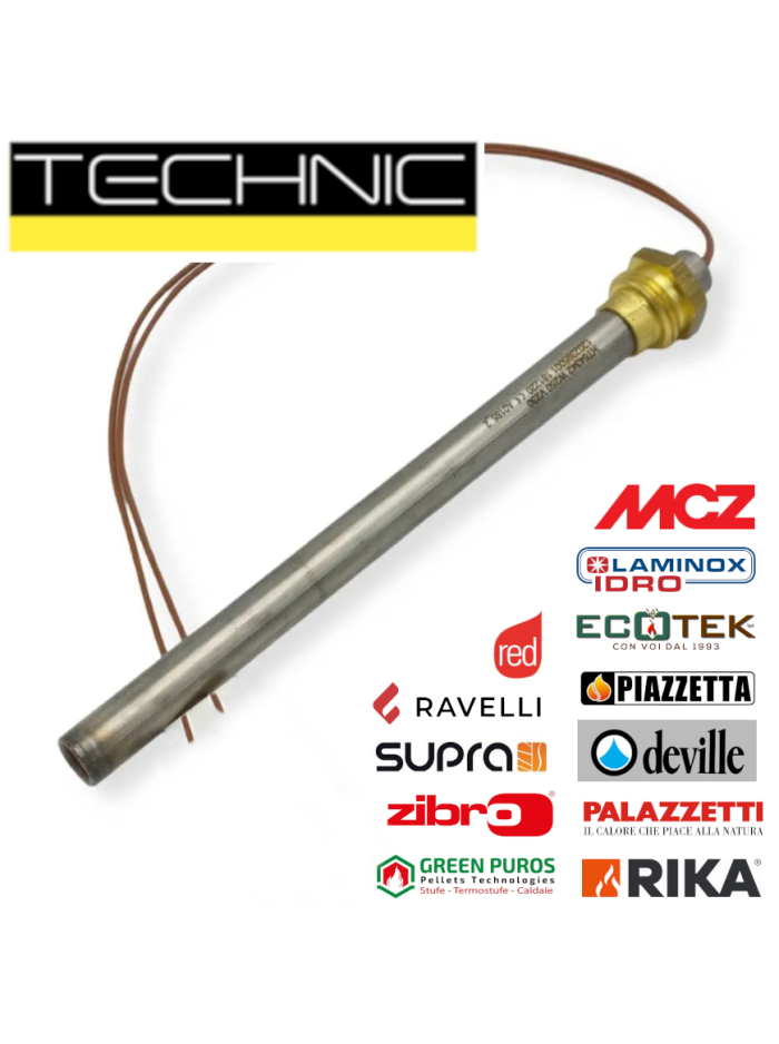 Resistenza Candeletta Stufa a pellet - 3/8 250W