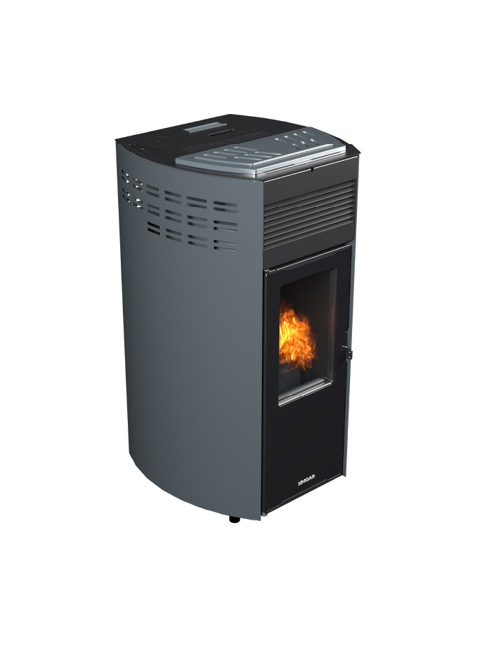 STUFA A PELLET CANALIZZATA ERICA PLUS 9,6 KW
