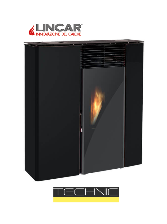 Stufa a pellet Flat Evo Canalizzata