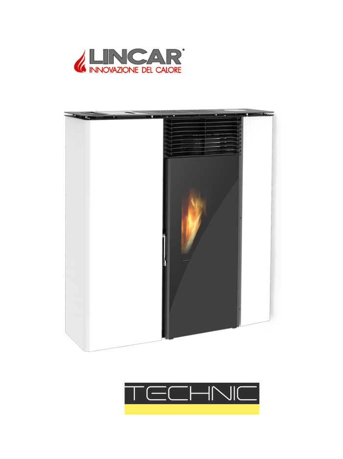 Stufa a pellet Flat Evo Canalizzata