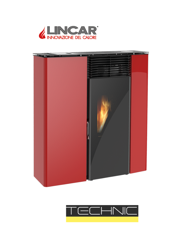 Stufa a pellet Flat Evo Canalizzata