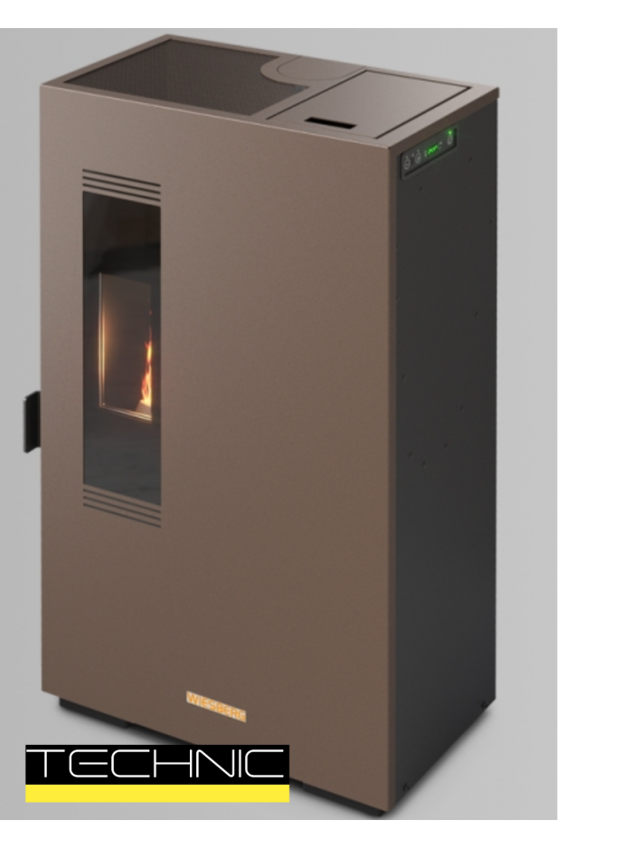 Condividi STUFA A PELLET WIESBERG-DERA 6 KW SLIM