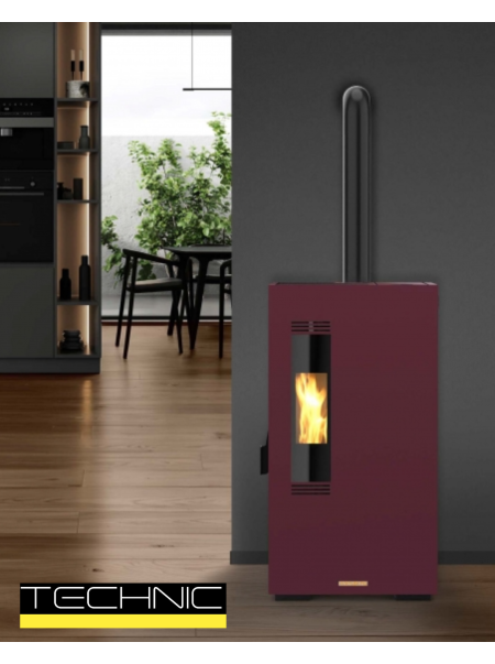 Condividi STUFA A PELLET WIESBERG-DERA 6 KW SLIM