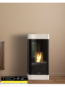 STUFA A PELLET AUTOPULENTE SCHUSTER ITALIA - CLEA 11 KW CANALIZZATA E 5S