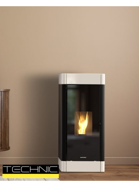 STUFA A PELLET AUTOPULENTE SCHUSTER ITALIA - CLEA 11 KW CANALIZZATA E 5S