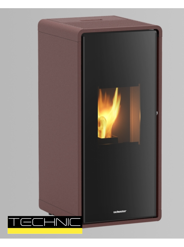 STUFA A PELLET AUTOPULENTE SCHUSTER ITALIA - OLLA AU 7 KW E 5S
