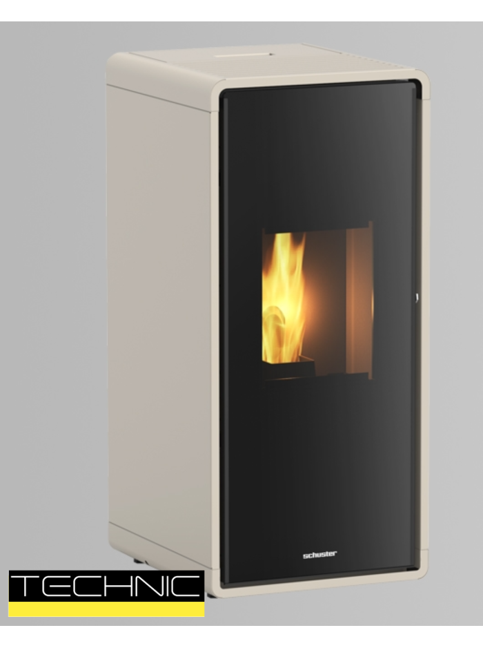 STUFA A PELLET AUTOPULENTE SCHUSTER ITALIA - OLLA AU 9 KW E 5S