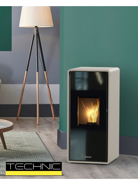 STUFA A PELLET AUTOPULENTE SCHUSTER ITALIA - OLLA AU 9 KW E 5S