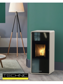 STUFA A PELLET AUTOPULENTE SCHUSTER ITALIA - OLLA AU 11 KW CANALIZZATA E 5S