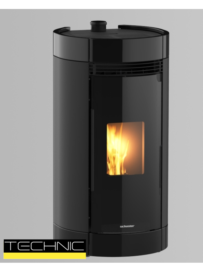 STUFA A PELLET SCHUSTER ITALIA - ADNA 10 KW CANALIZZATA 5S