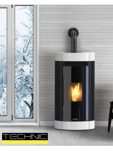 STUFA A PELLET SCHUSTER ITALIA - ADNA 10 KW CANALIZZATA 5S