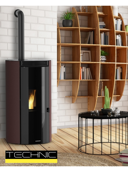 STUFA A PELLET SCHUSTER ITALIA - KEA S 10 KW E 5 S