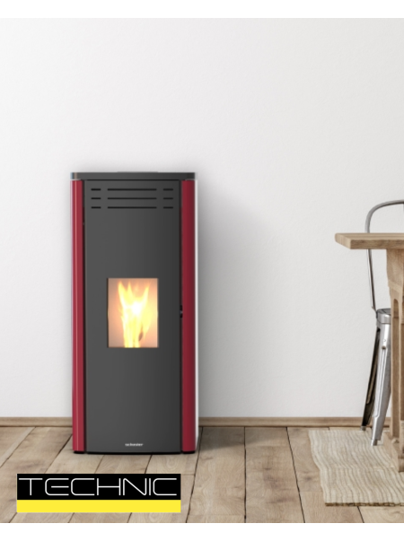 STUFA A PELLET AUTOPULENTE SCHUSTER ITALIA - ILDE 10 KW CANALIZZATA 5S