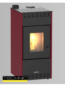 STUFA A PELLET AUTOPULENTE SCHUSTER ITALIA - RHEA 10 KW 5S