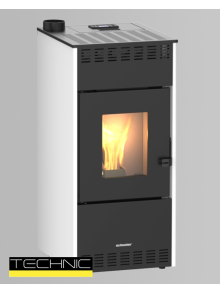 STUFA A PELLET AUTOPULENTE SCHUSTER ITALIA - RHEA 10 KW 5S