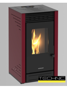 STUFA A PELLET AUTOPULENTE SCHUSTER ITALIA - ELLA 6 KW 5S
