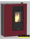 STUFA A PELLET SLIM AUTOPULENTE SCHUSTER ITALIA - TIANA 10 KW CANALIZZATA 5S