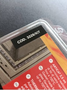 copy of Kit guarnizione Diam.6mm professionale, resistente fino a 750° con adesivo