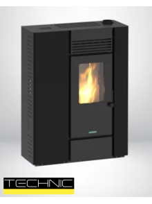 STUFA A PELLET SLIM ITALICAL - GENOVA 10 KW CANALIZZATA
