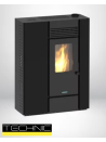 STUFA A PELLET SLIM ITALICAL - GENOVA 10 KW CANALIZZATA