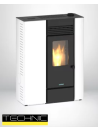 STUFA A PELLET SLIM ITALICAL - GENOVA 10 KW CANALIZZATA