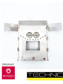 BRACIERE DOPPIA RESISTENZA ORIGINALE CS THERMOS PER STUFA A PELLET