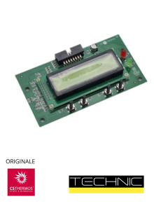 DISPLAY SIEMENS PF055016 CONNETTORE 16 POLI PER STUFE A BIOMASSA CS THERMOS