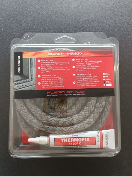 copy of copy of copy of Kit guarnizione Diam.6mm professionale, resistente fino a 750° con adesivo