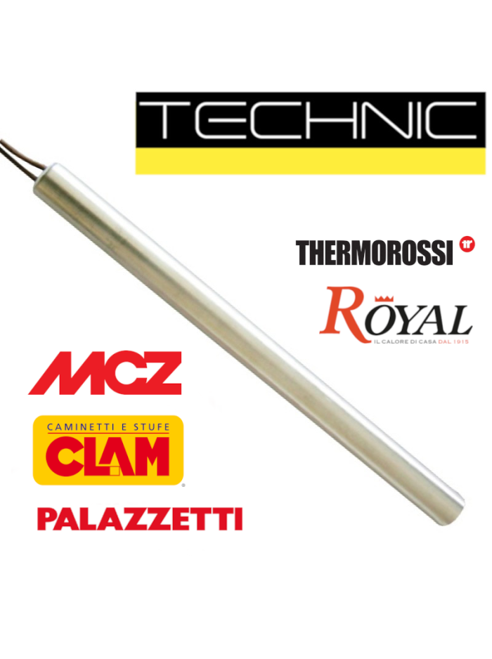 Resistenza Candeletta Stufa Pellet d.12,5 350W 160mm